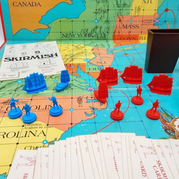 American Heritage Skirmish Board Game Milton Bradley Revolutionary War Game - Picture 2 of 12